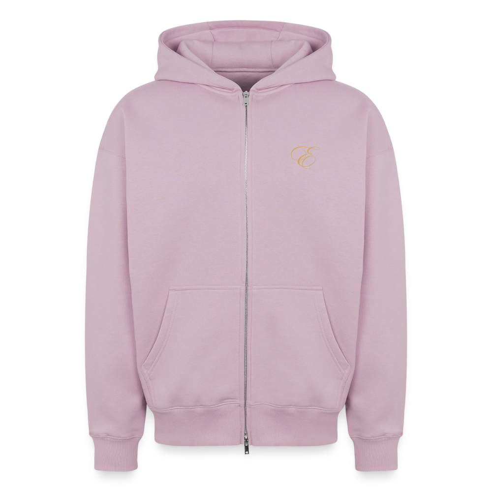 Oversized Heavyweight Unisex Zip Hoodie - Altrosa