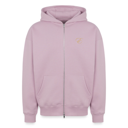 Oversized Heavyweight Unisex Zip Hoodie - Altrosa