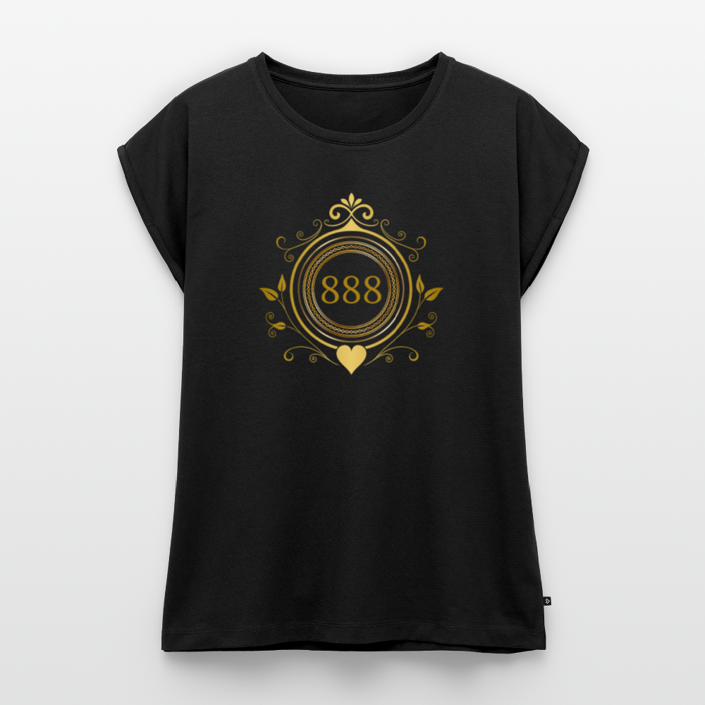 Frauen Oversize T-Shirt - Schwarz