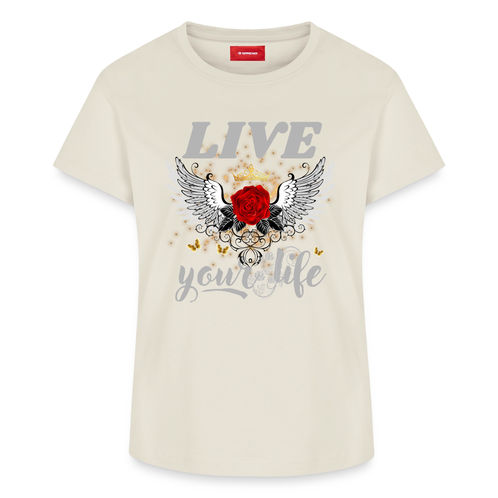 Frauen Supima Cotton T-Shirt - Naturweiß