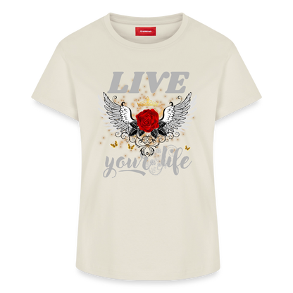 Frauen Supima Cotton T-Shirt - Naturweiß