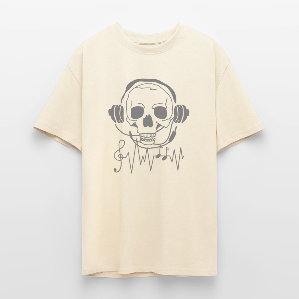 Oversized Heavyweight Unisex T-Shirt - Creme