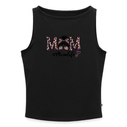 Frauen Tank Top mit U-Boot-Ausschnitt - Schwarz