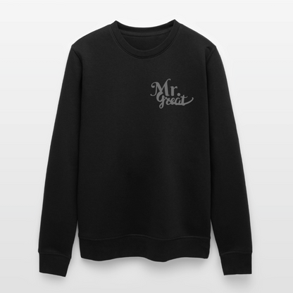 Unisex Bio-Sweatshirt ROLLER - Schwarz
