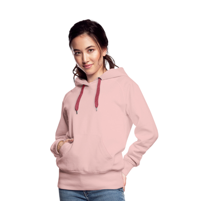 Frauen Premium Hoodie - Kristallrosa