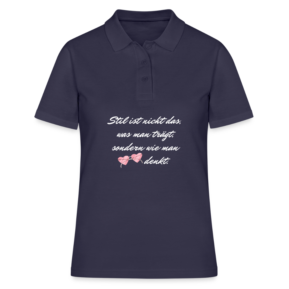 Frauen Polo Shirt - Navy
