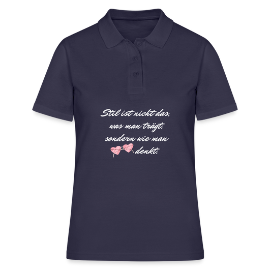 Frauen Polo Shirt - Navy