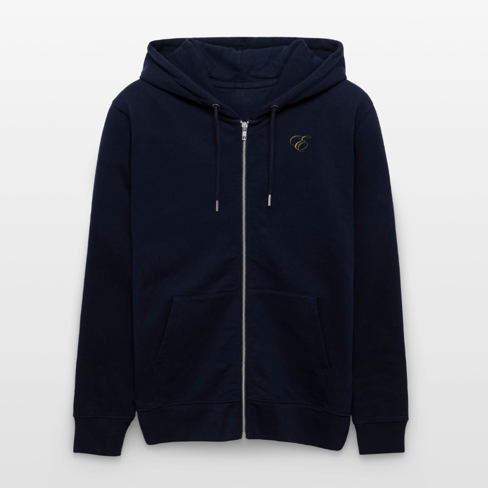 Unisex Bio-Kapuzenjacke CULTIVATOR - Navy