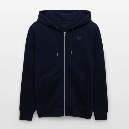 Unisex Bio-Kapuzenjacke CULTIVATOR - Navy
