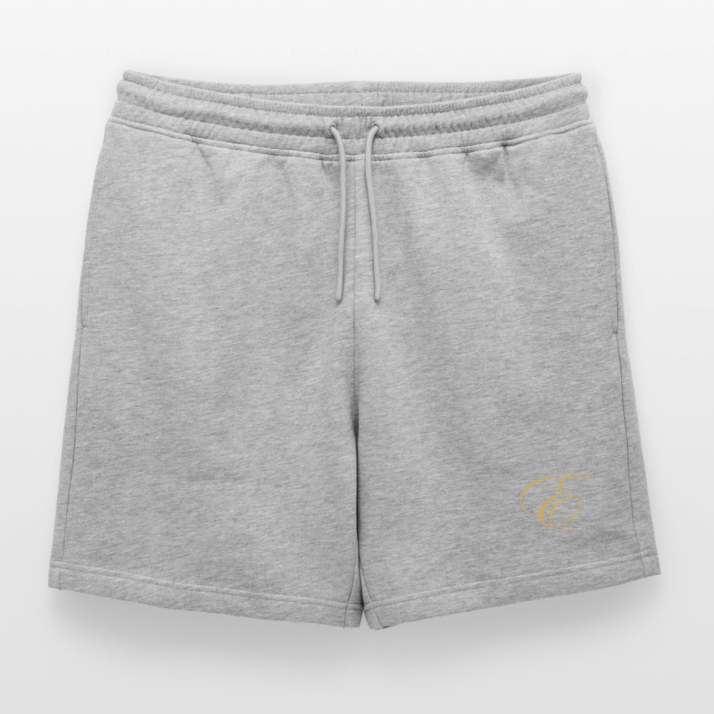 Männer Premium Organic Sweatshorts - Grau meliert