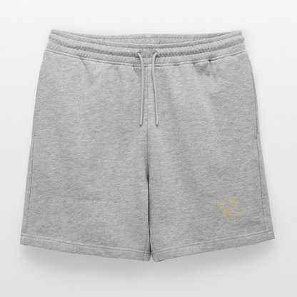 Männer Premium Organic Sweatshorts - Grau meliert