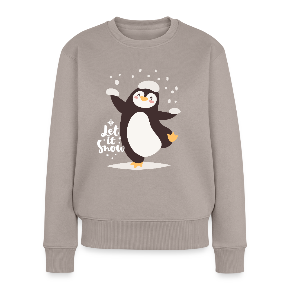 Frauen Premium Pullover - Taupe