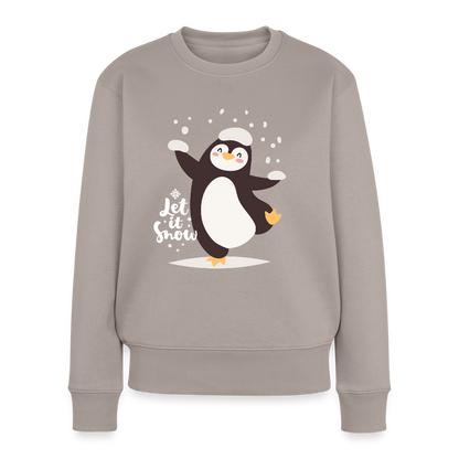 Frauen Premium Pullover - Taupe