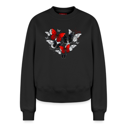 Relaxed Frauen Organic Sweatshirt - Schwarz