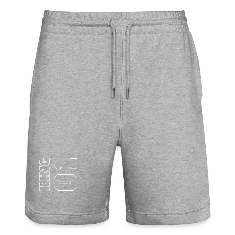 Unisex Bio Joggingshorts Trainer - Grau meliert