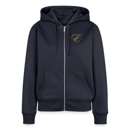 Frauen Premium Kapuzenjacke - Navy