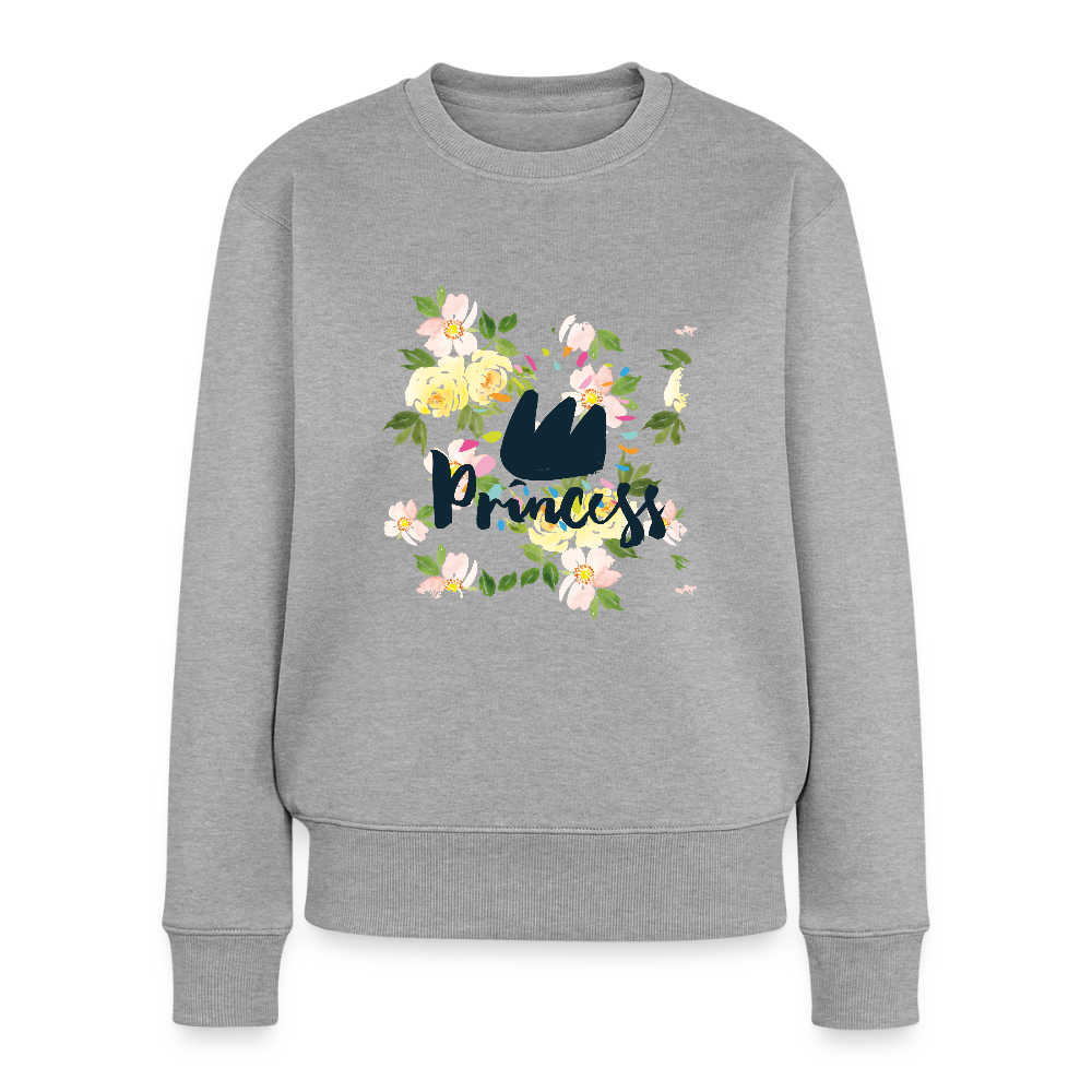 Frauen Premium Pullover - Grau meliert