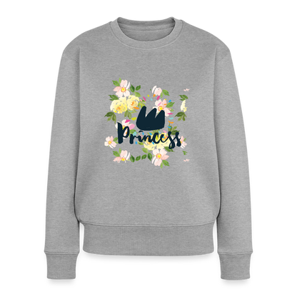 Frauen Premium Pullover - Grau meliert