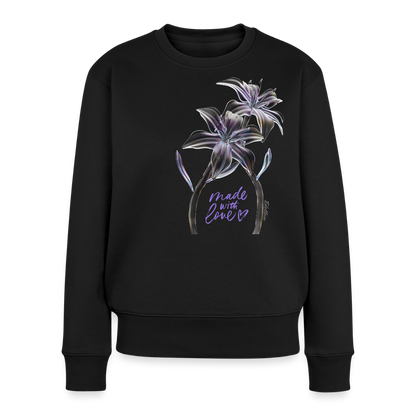 Frauen Premium Pullover - Schwarz