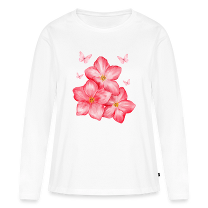 Frauen Premium Langarmshirt - Weiß