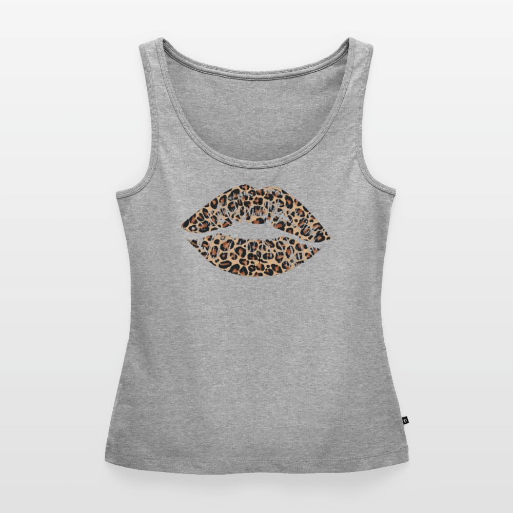 Frauen Premium Tank Top - Grau meliert