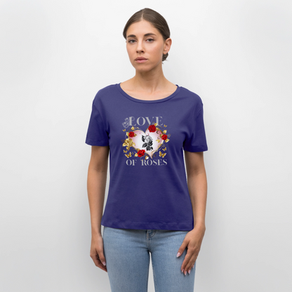 Relaxed Rundhals Frauen Bio-T-Shirt - Dämmerung