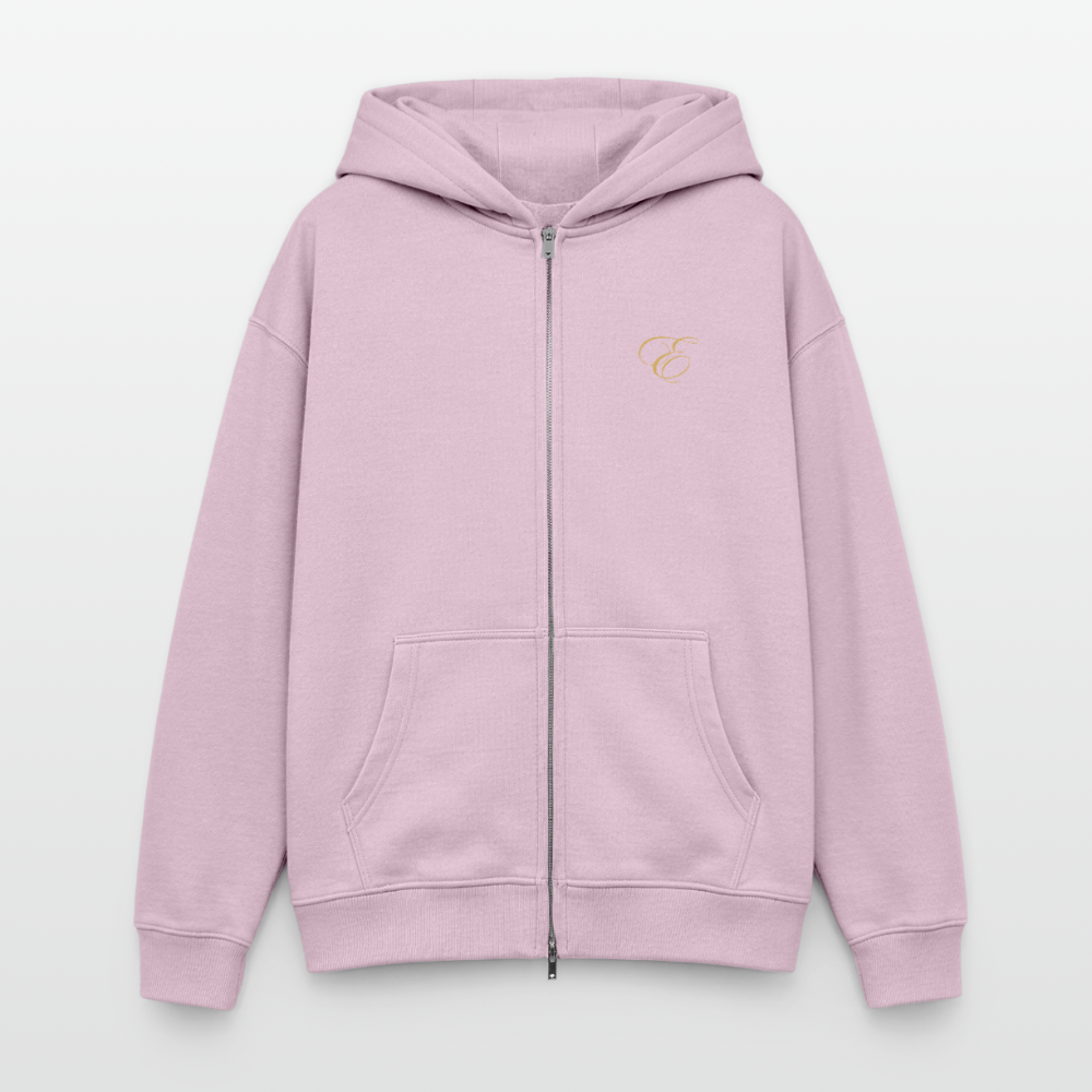 Oversized Heavyweight Unisex Zip Hoodie - Altrosa