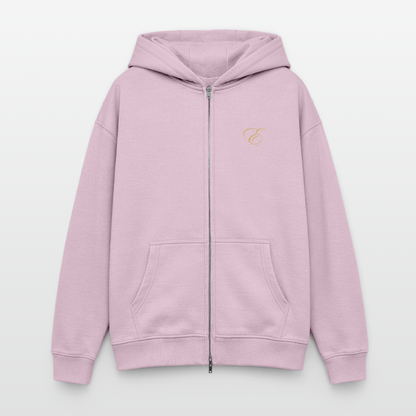 Oversized Heavyweight Unisex Zip Hoodie - Altrosa