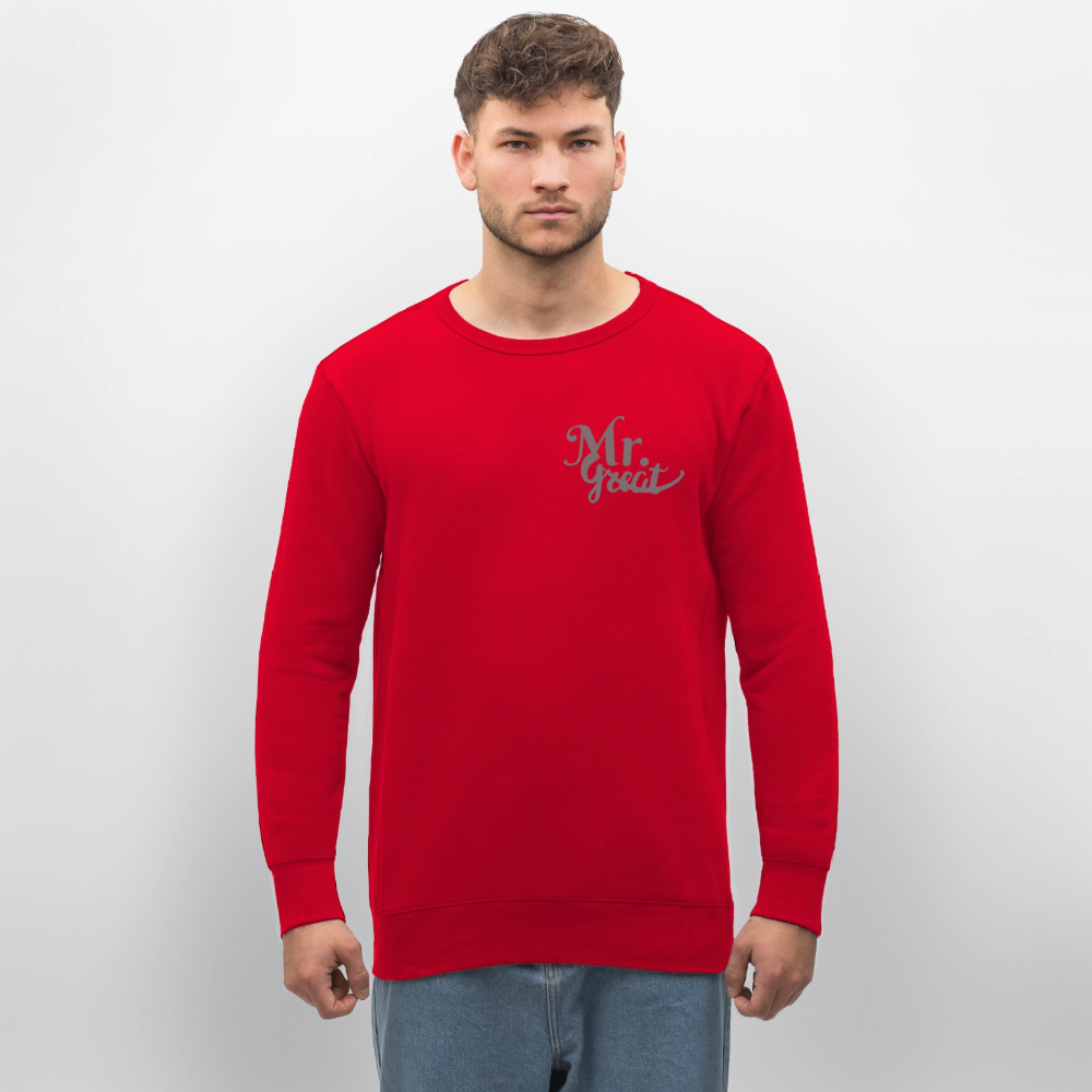 Unisex Bio-Sweatshirt ROLLER - Rot