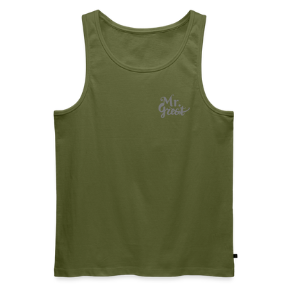 Männer Premium Tank Top - Khaki