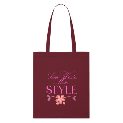 Stanley/Stella Bio-Stoffbeutel - Burgunderrot