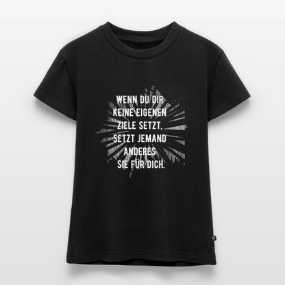 SLIM FIT Frauen Organic T-Shirt - Schwarz