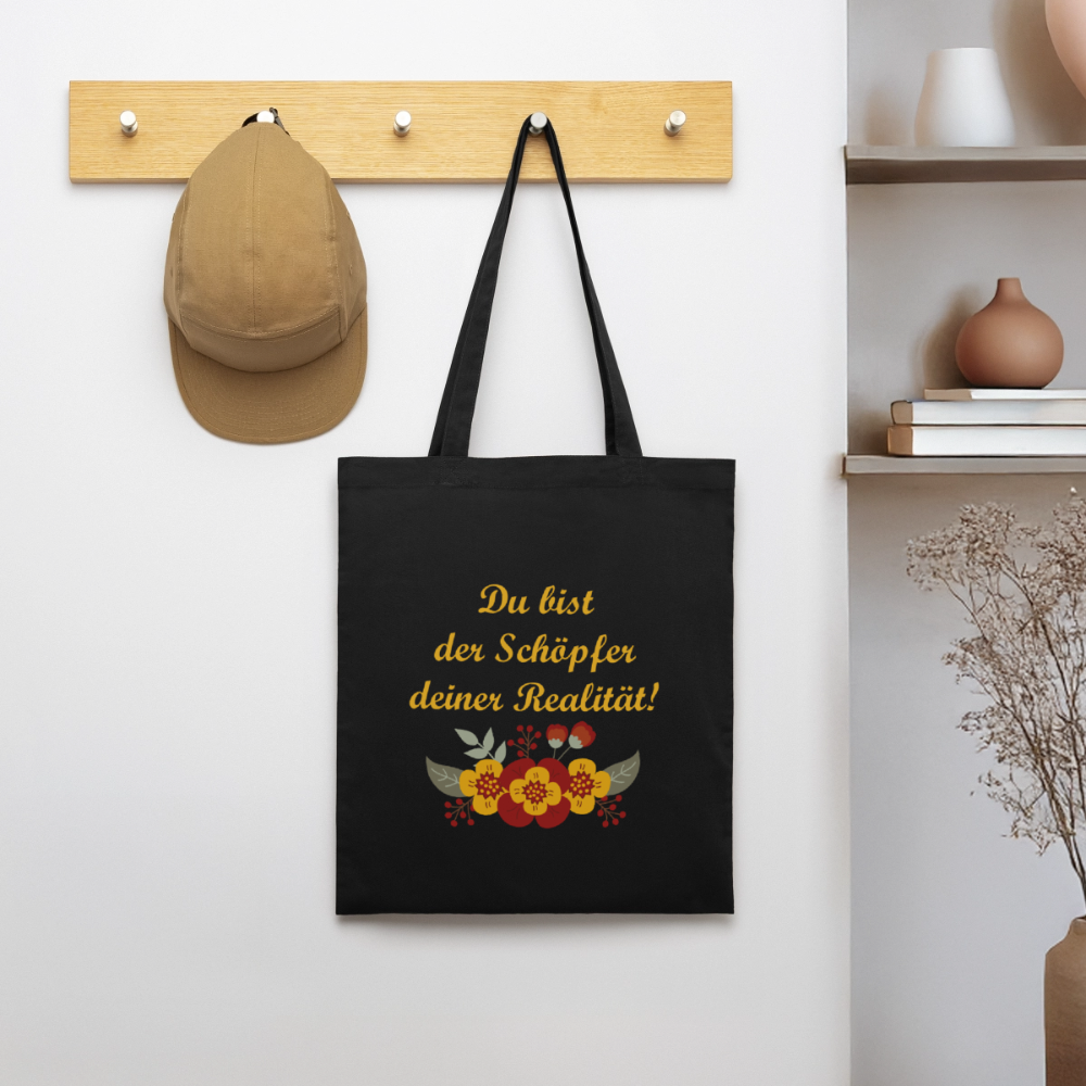 Stanley/Stella Bio-Stoffbeutel - Schwarz