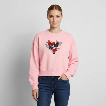 Relaxed Frauen Organic Sweatshirt - Rosa