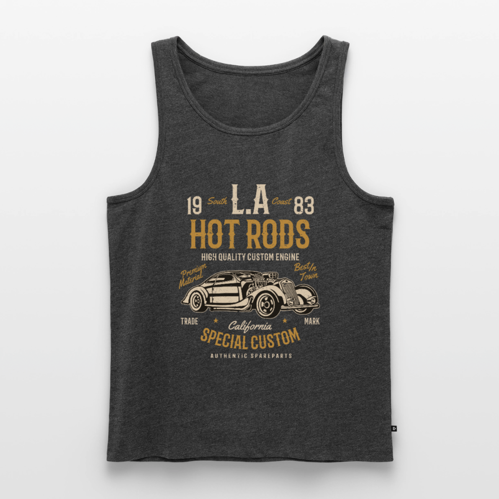 Männer Premium Tank Top - Anthrazit meliert