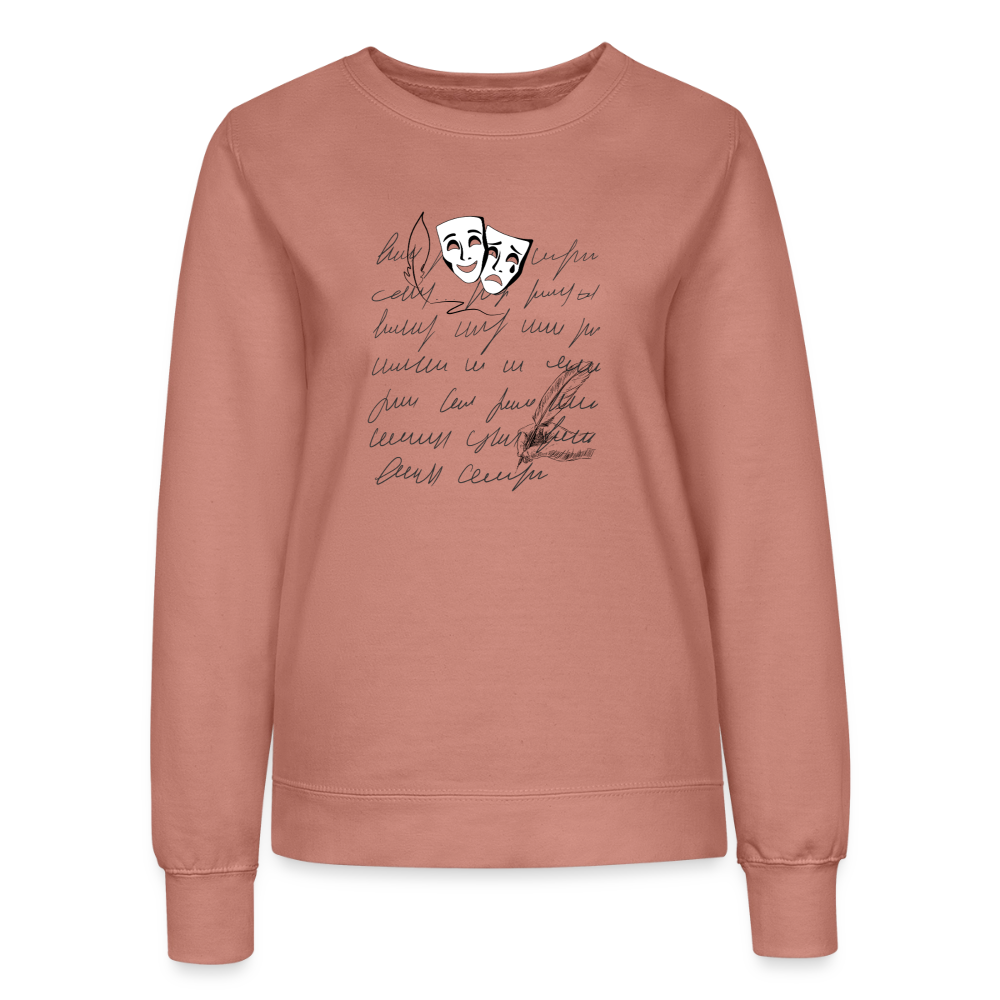 Frauen Sweatshirt - Altrosa
