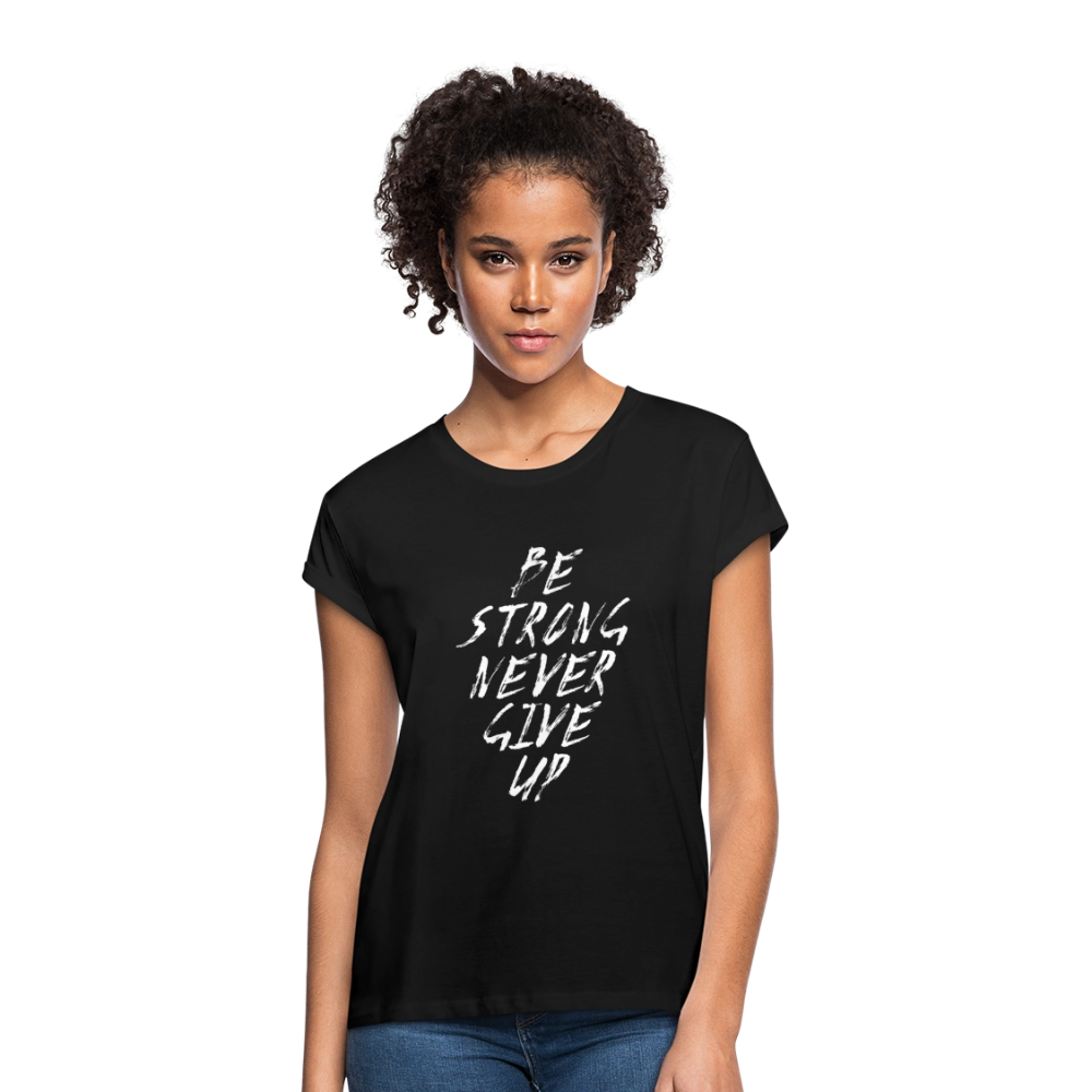 Frauen Oversize T-Shirt - Schwarz