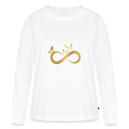 Frauen Premium Langarmshirt - Weiß