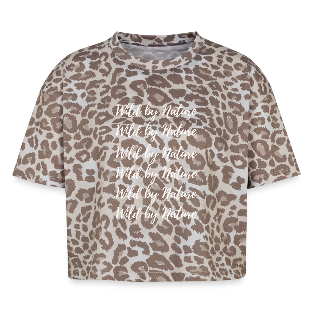 Boxy Leo Frauen Premium Organic T-Shirt - Leopard print