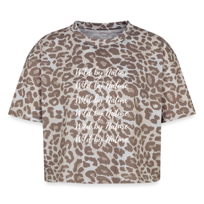 Boxy Leo Frauen Premium Organic T-Shirt - Leopard print