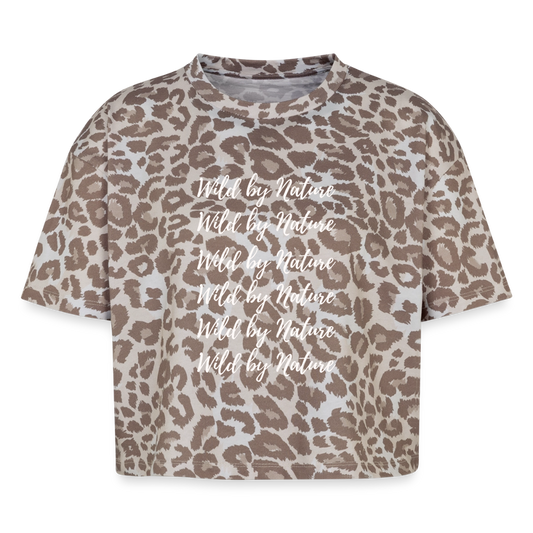 Boxy Leo Frauen Premium Organic T-Shirt - Leopard print