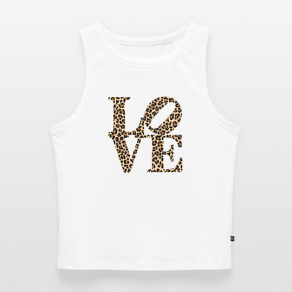 Cropped Frauen Organic Tank Top - Weiß