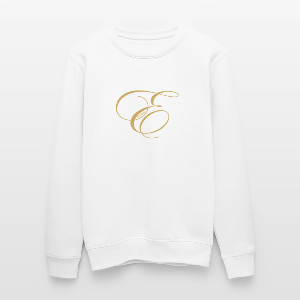 Unisex Bio-Sweatshirt ROLLER - Weiß