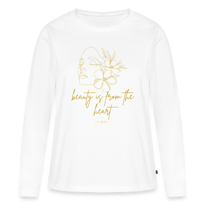 Frauen Premium Langarmshirt - Weiß