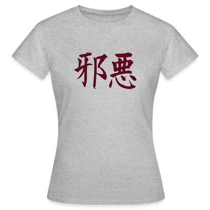 Damen T-Shirt - Grau meliert