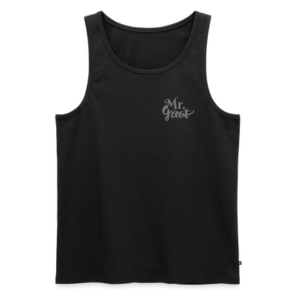 Männer Premium Tank Top - Schwarz