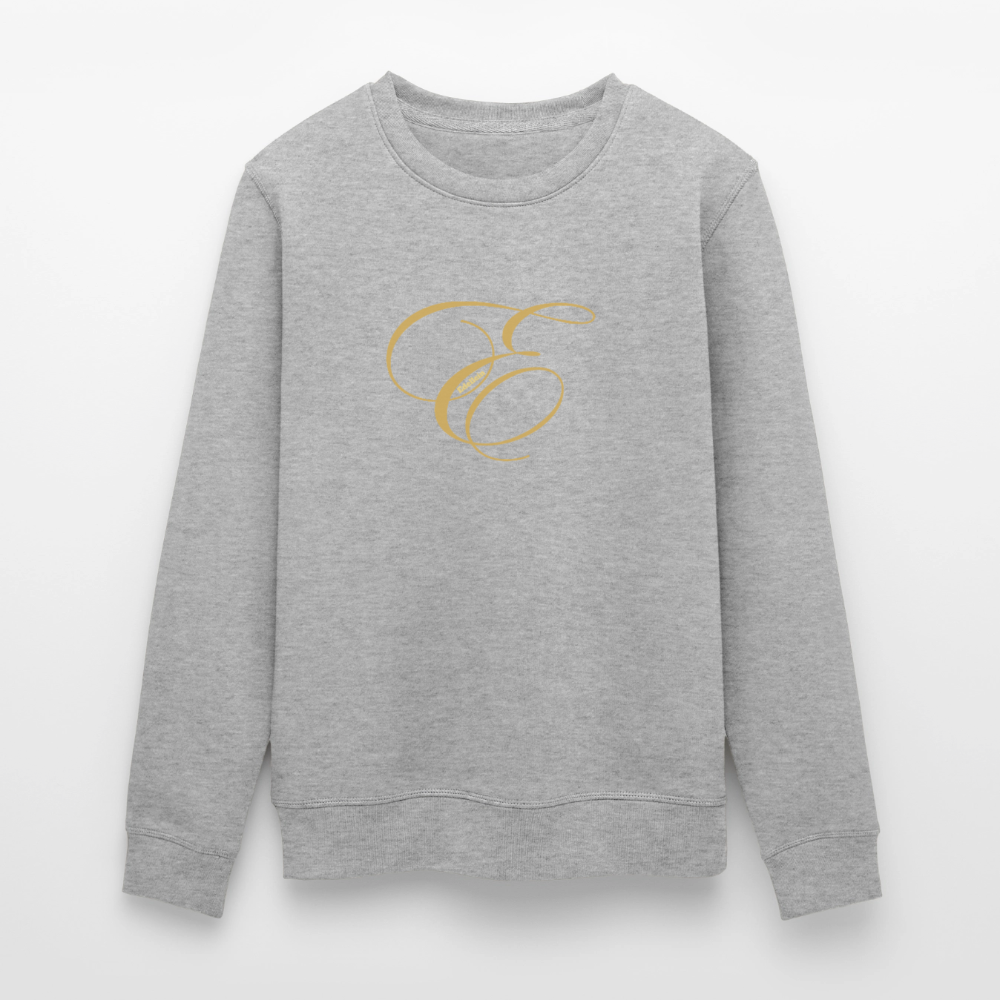 Unisex Bio-Sweatshirt ROLLER - Grau meliert