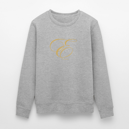Unisex Bio-Sweatshirt ROLLER - Grau meliert