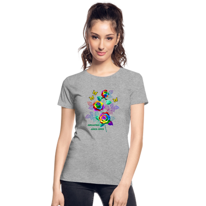 Frauen Premium T-Shirt - Grau meliert