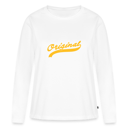 Frauen Premium Langarmshirt - Weiß